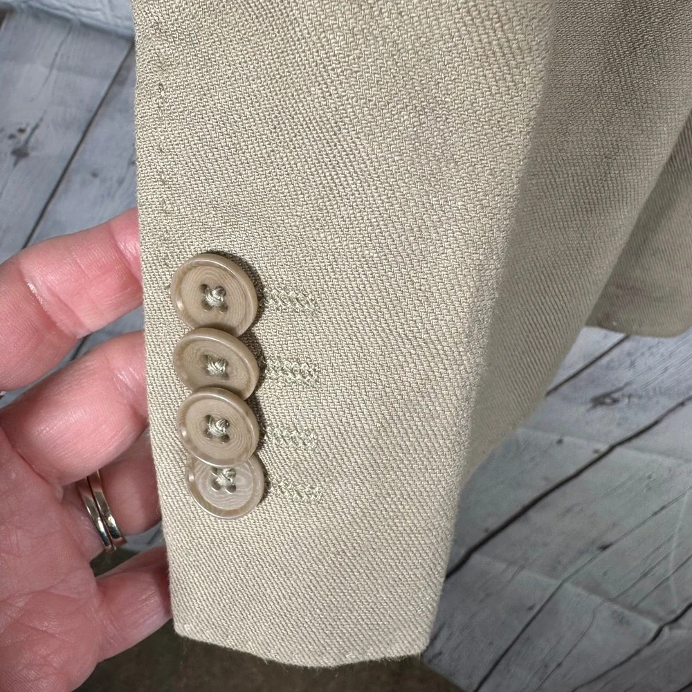 NEW Rodd & Gunn Golden Court SF Jacket Khaki Linen Blend Blazer Mens XXXL $398
